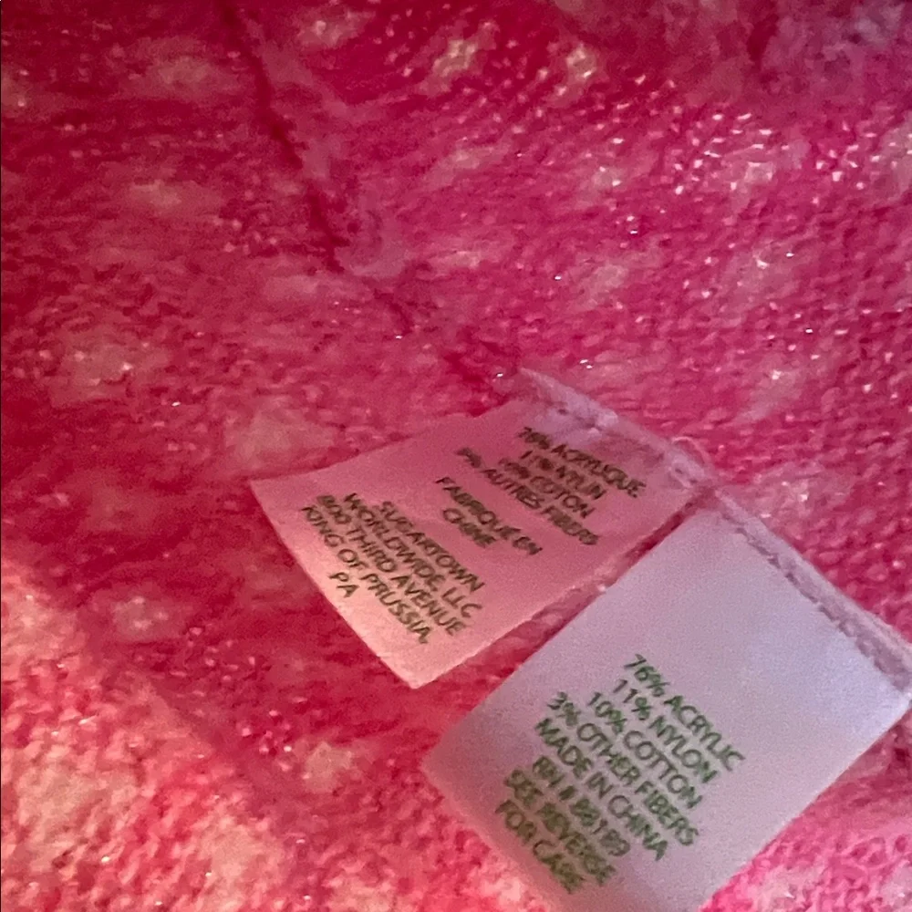 Lilly Pulitzer Pink and White Cardigan - Picture 3 of 4